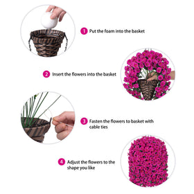 HyeFlora UV resistant décor withstands sun exposure for sustained outdoor beauty