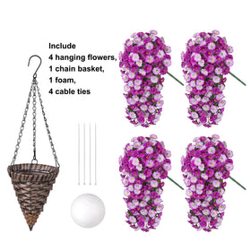 HyeFlora UV-resistant silk flowers stay vibrant without fading in sunlight.