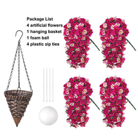 HyeFlora UV-resistant silk pansies preserve vivid color outdoors