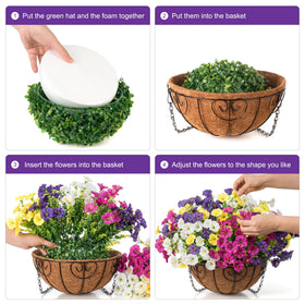 HyeFlora weather-resistant fake plants preserve color across seasons.