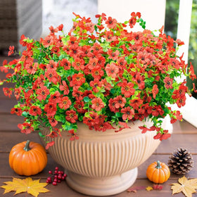 HyeFlora weatherproof faux flowers ready for all-weather display
