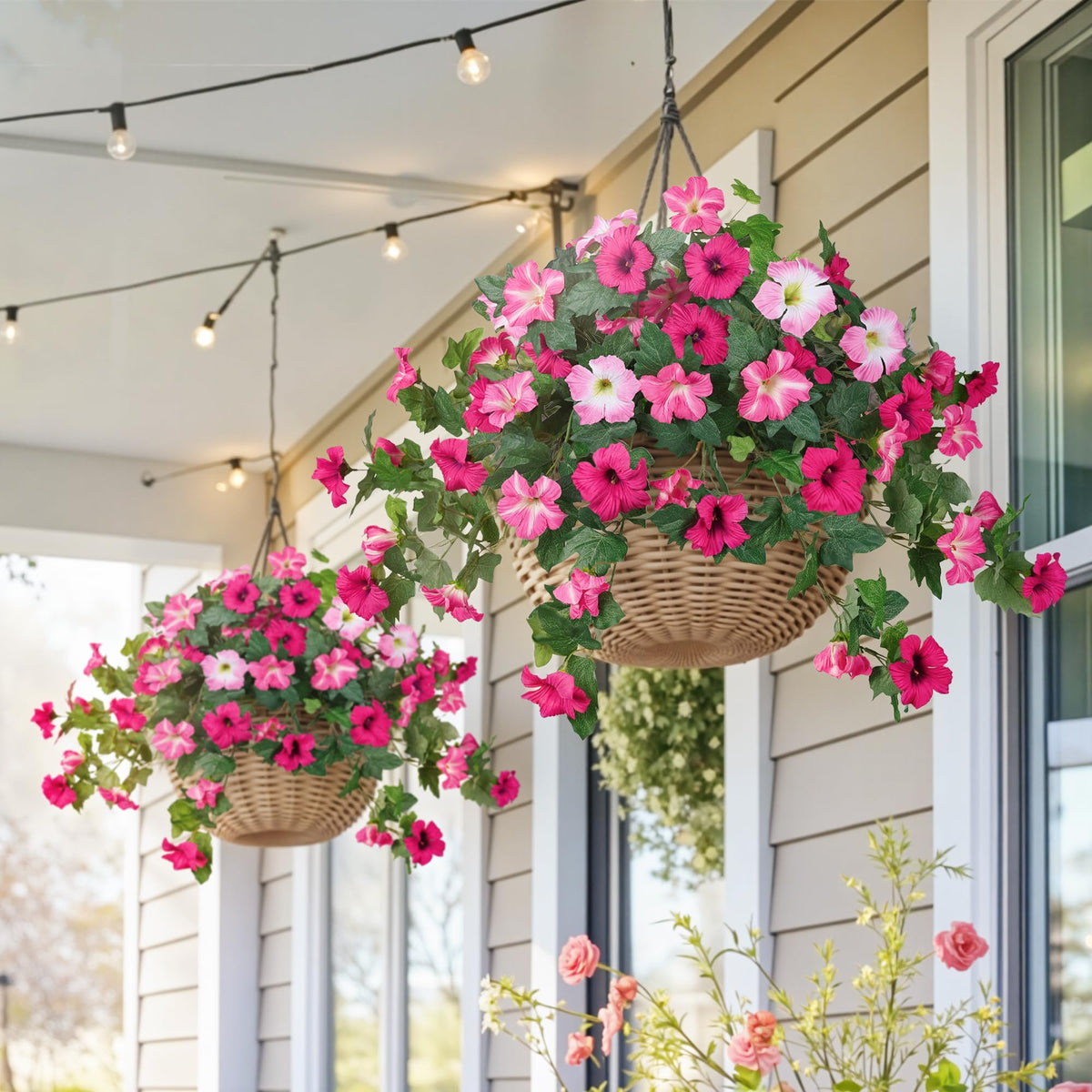 HyeFlora wind-resistant outdoor decor for gardens and patios