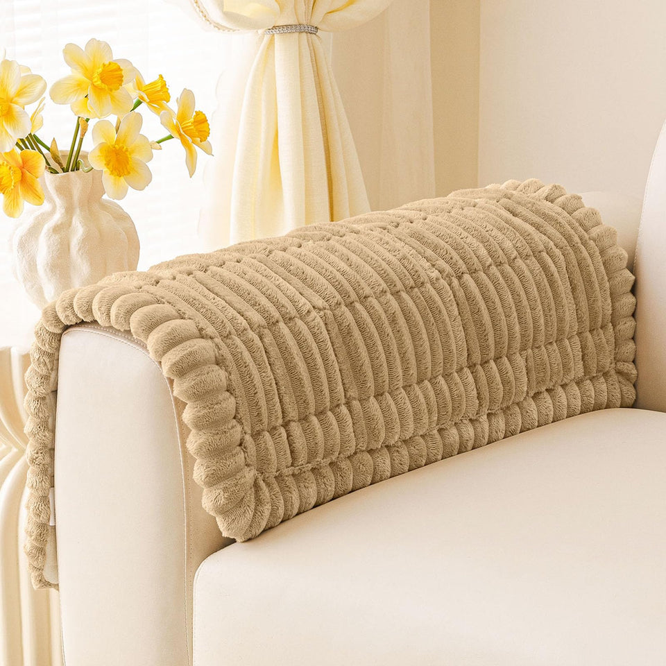 Hyha couch covers main display protects a camel sofa from pets and daily wear.