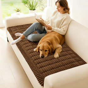 hyha non-slip bottom keeps the cover in place on any sofa or floor