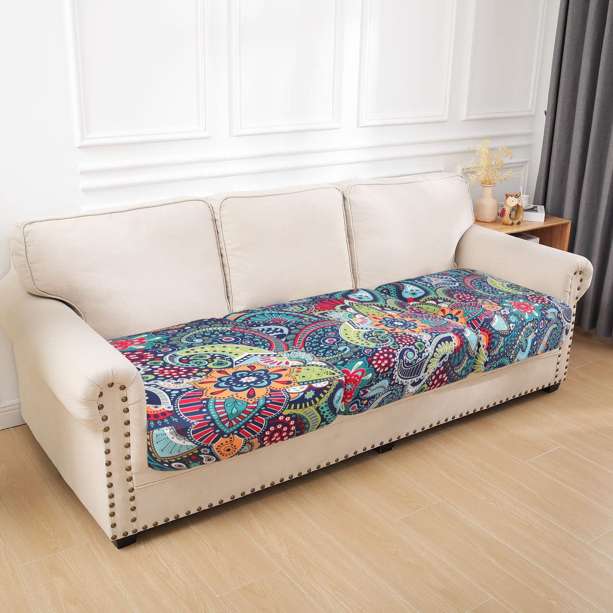 Hyha outdoor patio cushion cover on a garden chair for durable outdoor use