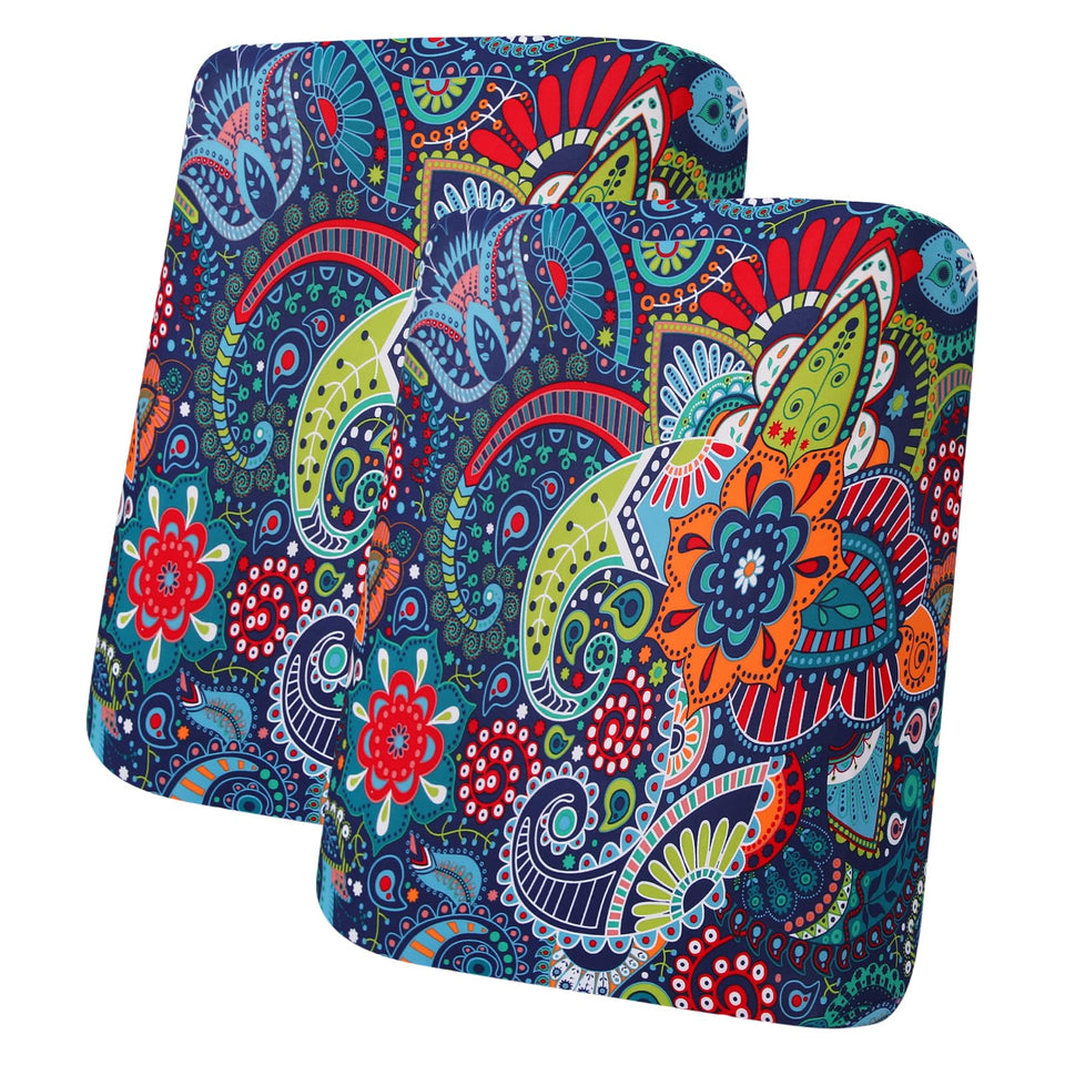 hyha paisley floral cushion cover closeup showing soft fabric and durable protection