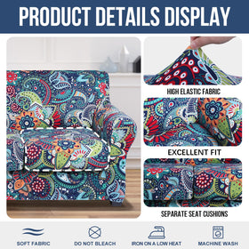 Hyha slipcover non-slip design keeps the cover in place on various furniture shapes.