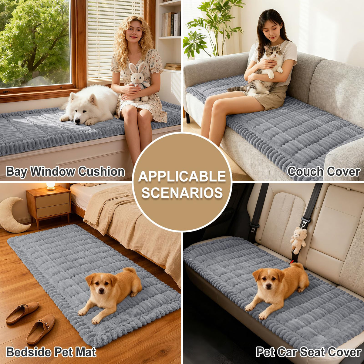 Hyha washable couch cover in machine wash suggests easy cleanup after adventures.