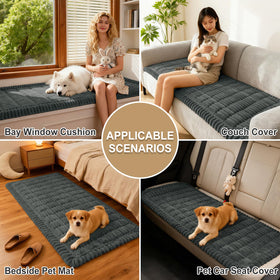 hyha washable couch cover cleans easily and resists shedding for tidy furniture.