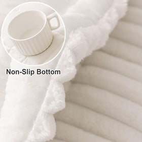 hyha white 59-inch sofa protector suits a 3-cushion sofa