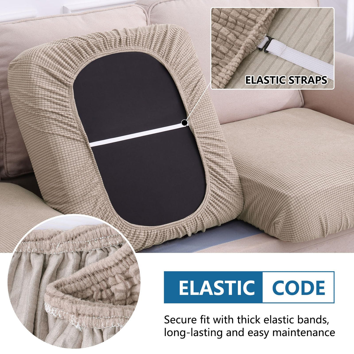 Hyha wide-usage cushion cover provides versatile protection for indoor, outdoor, and travel setups.