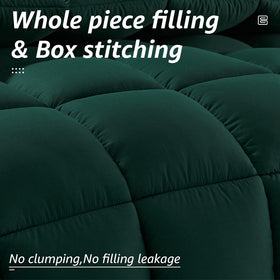 HYLEORY box-stitch quilting detail keeps filling evenly for lasting comfort.