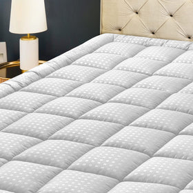 HYLEORY Full XL mattress pad cooling surface for restful sleep