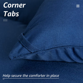 HYLEORY goose down alternative filling provides lightweight warmth.