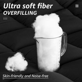 HYLEORY box-stitch quilting preserves fill and prevents leakage