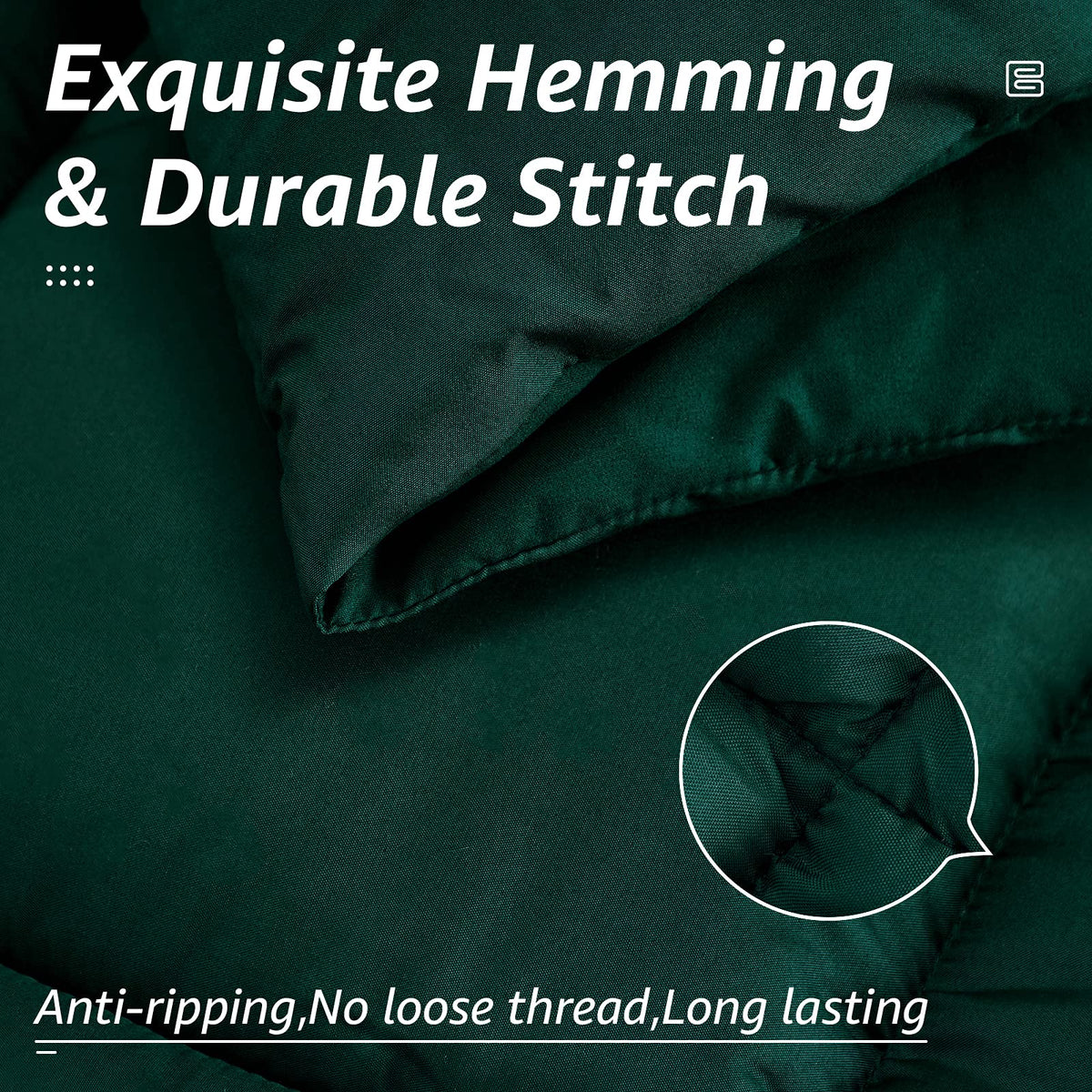 HYLEORY queen-size comforter on bed adds balanced warmth and style.