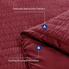 HYMOKEGE Deep-pocket fitted sheet secures a 12–15-inch mattress.