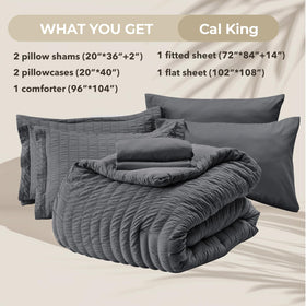 HYMOKEGE pillowcases and shams pair for coordinated, hotel-like sleep setup.