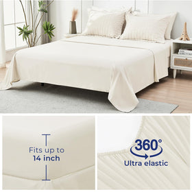 HYMOKEGE Easy-care bedding; machine wash cold for convenience