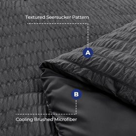 HYMOKEGE full-size bed-in-a-bag set offers quick, complete bedding setup.