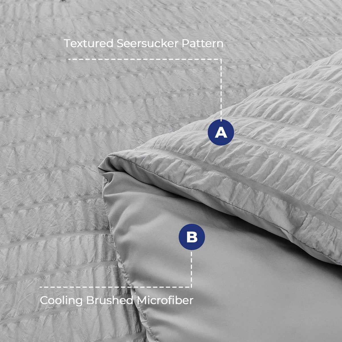 HYMOKEGE pillowcase 20x30 adds breathable softness for restful pillows