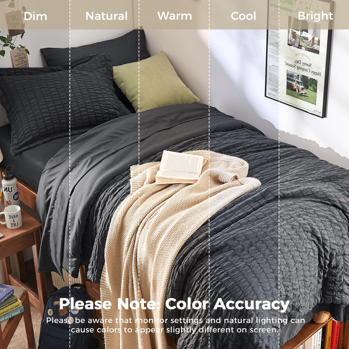 HYMOKEGE pillow sham adds coordinated finish and easy cushion styling.