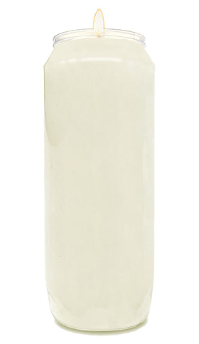 Hyoola 9 Day Prayer Candles with self-standing jar for safe holder-free use.