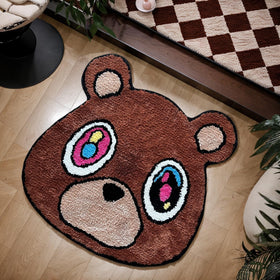 HYPEECE Graduation Bear Rug photo backdrop for social content