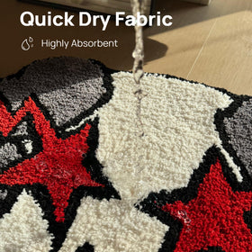 HYPEECE Ka-Ws rug machine-washable and color-resilient