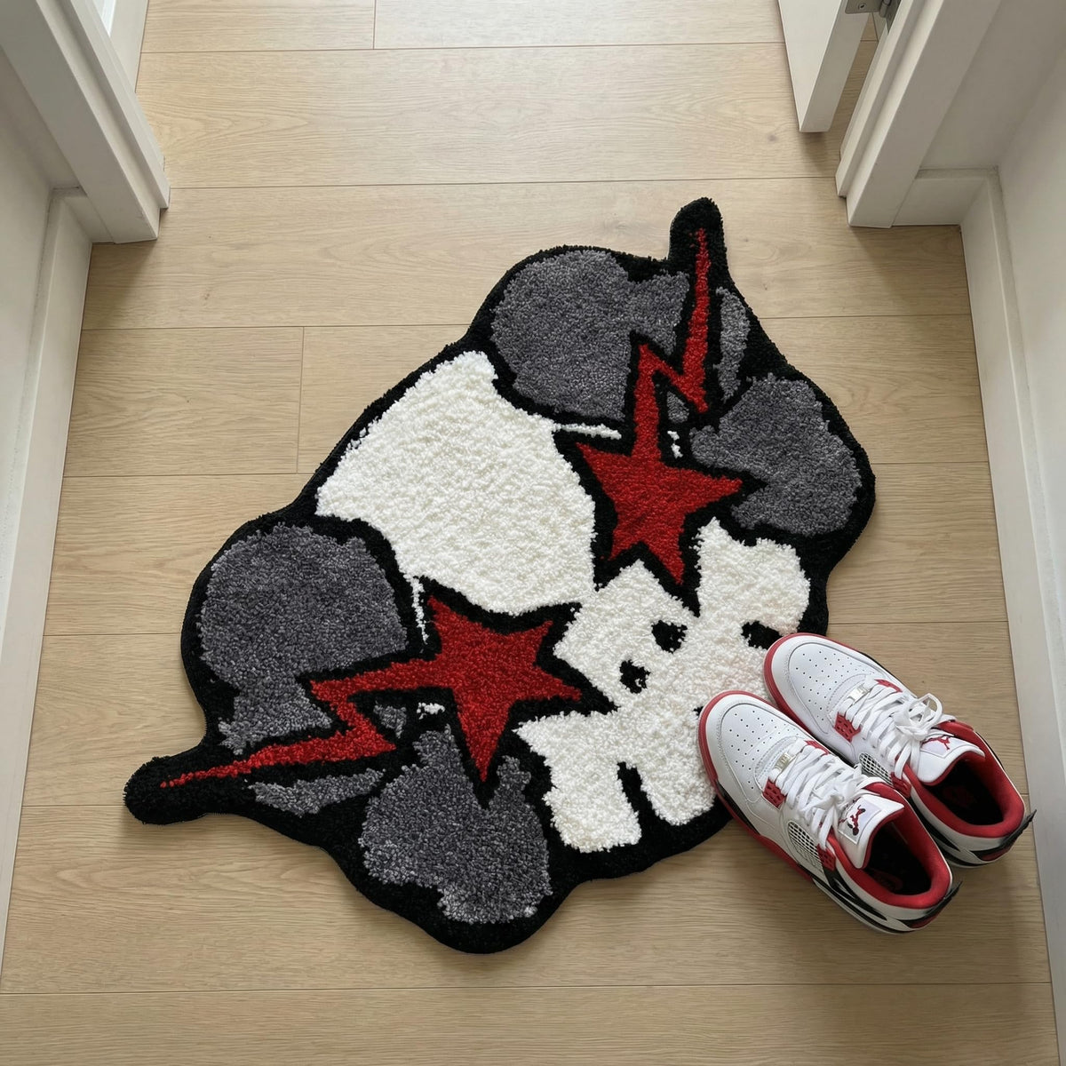 HYPEECE Ka-Ws rug size 32x20 fits compact spaces