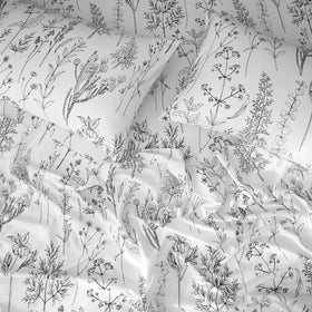 HYPREST Floral Sheets eco certification image indicating OEKO-TEX Standard 100 safety.