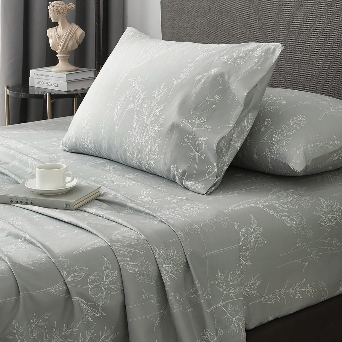 HYPREST microfiber fabric close-up with smooth, wrinkle-free finish.
