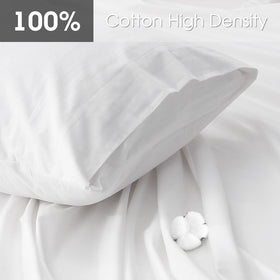 HYPREST king fitted sheet 78 by 80 inches with a deep pocket stays secure.