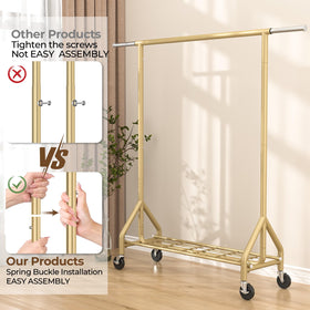 HYSEYY rack showing dimensions and fit for compact spaces