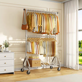 HYSEYY durable mesh shelf adds sturdy lower storage.