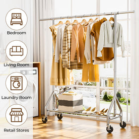 HYSEYY compact footprint fits tight spaces while keeping clothes accessible.