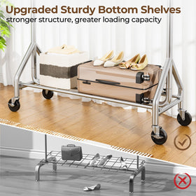 HYSEYY lockable wheels offer secure placement when needed.