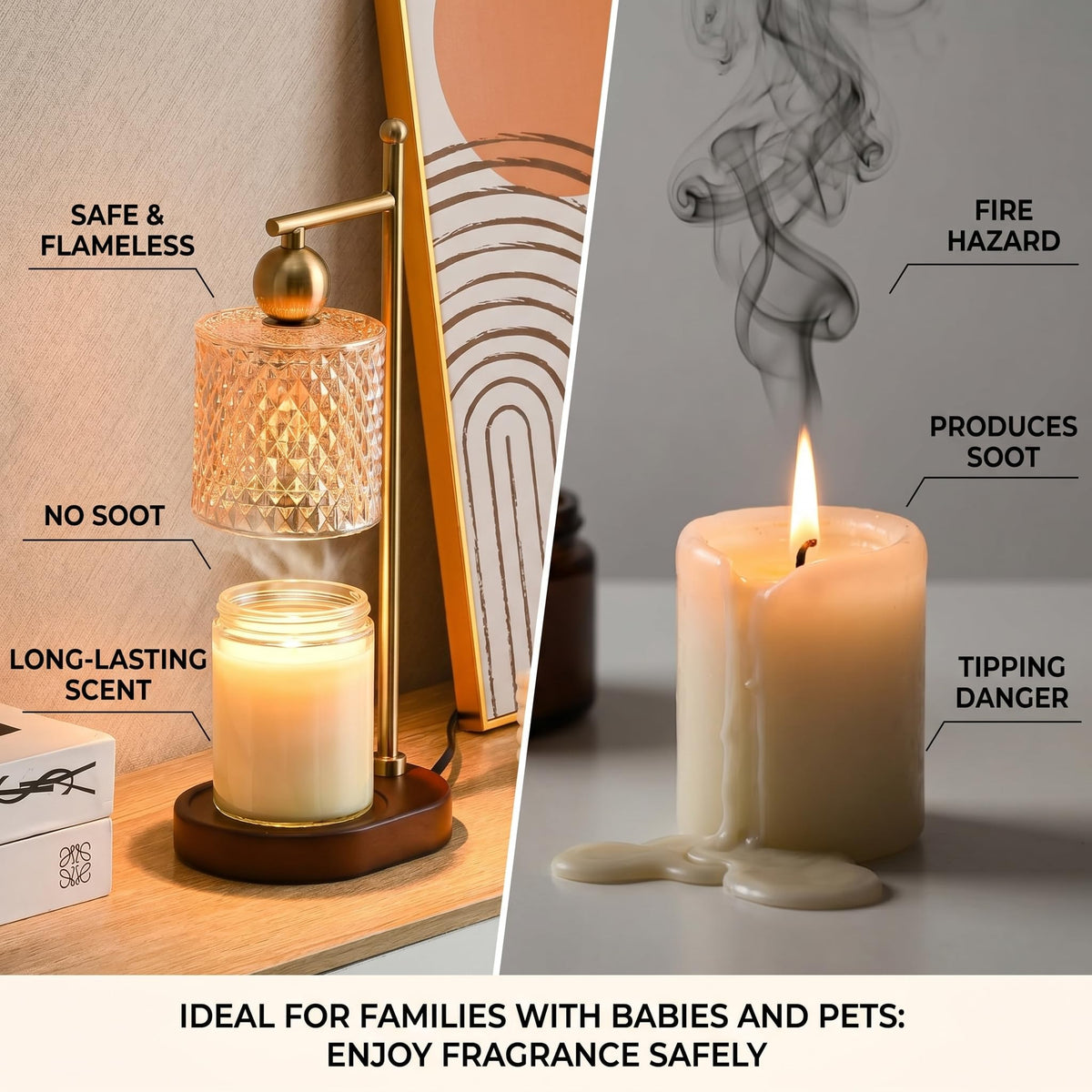 HYTGK jarred candles compatibility visual showing size range
