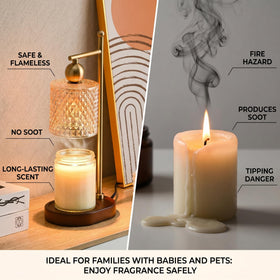 HYTGK jarred candles compatibility visual showing size range