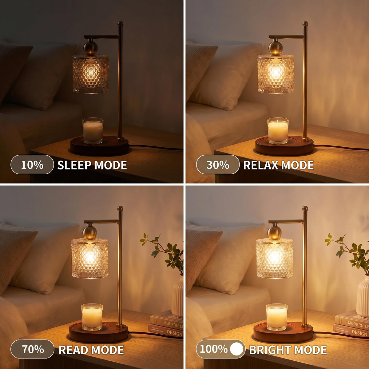 HYTGK candle warmer with non-slip base for stable operation