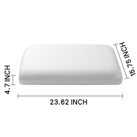 HYVECLOUD 24x16 surface supports neck and head for multiple sleep positions.