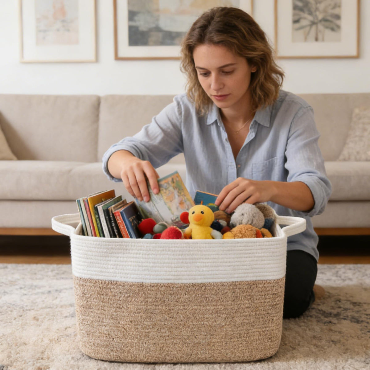 HZFTJOY collapsible storage flat for compact, convenient use when not in use.