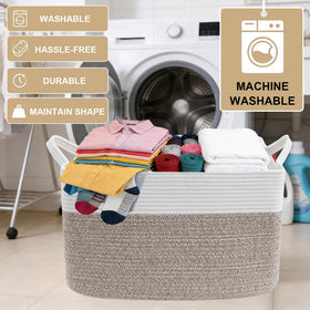 HZFTJOY nursery toy storage bin keeps essentials within reach.