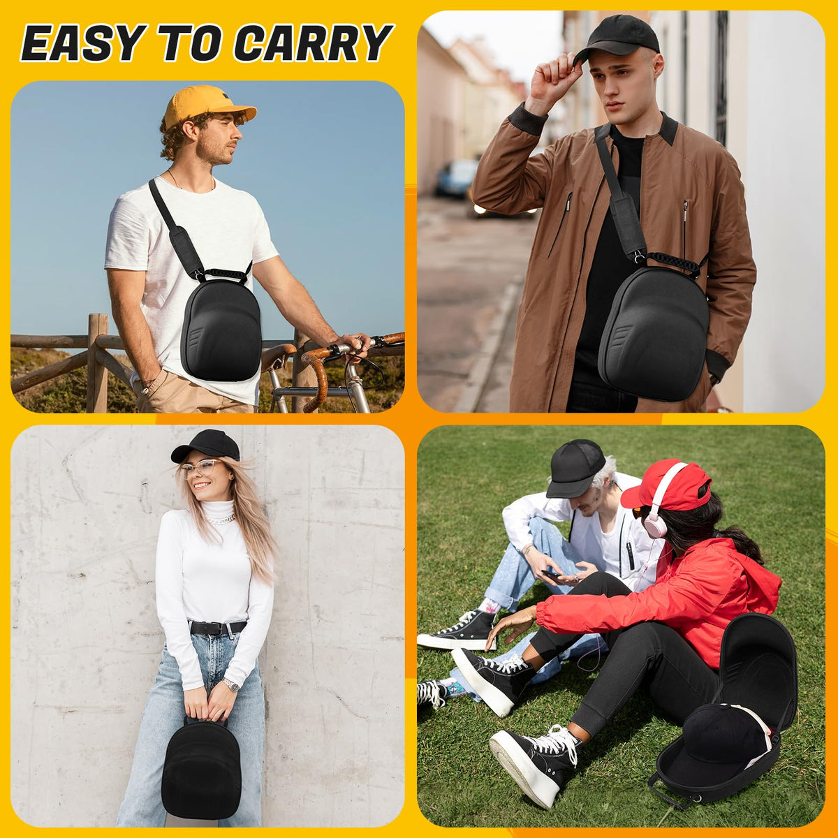 HZJYW compact hat case is lightweight and easy to pack.