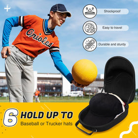 HZJYW hat case suited for travel and home storage.