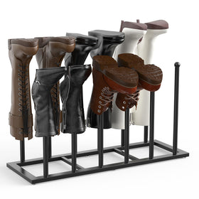 HzTinT boot rack with 19.5-inch pole keeps tall boots neatly displayed.