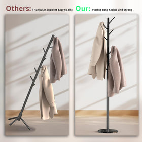HzTinT Coat Rack eight hooks provide versatile storage