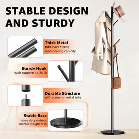HzTinT Coat Rack metal frame designed for durable daily use