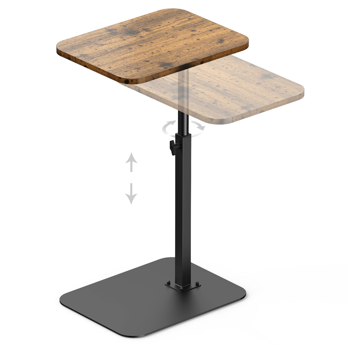 HzTinT TV Tray Side Table overview for couch use and organization.