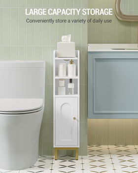 Hzuaneri arch door with white finish adds stylish function.